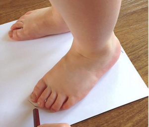 راهنمای انتخاب سایز (سانت کف پا )